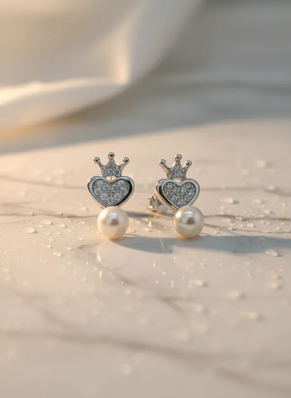 Crown_Heart_Pearl_Drop_Earrings_925_Sterling_Silver
